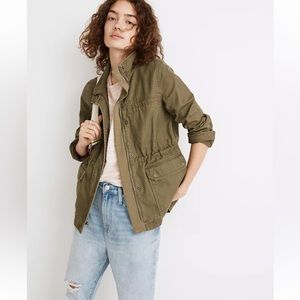 Madewell Surplus Jacket With Removable Liner Cactus Green Size S